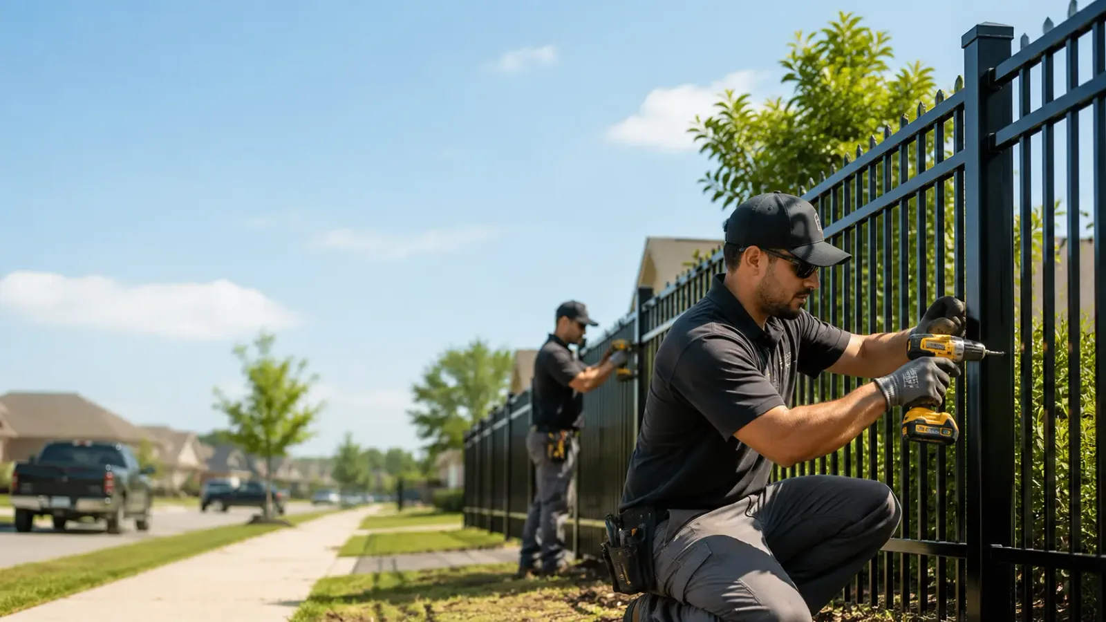 Metal Fence Installation in Puyallup, WA